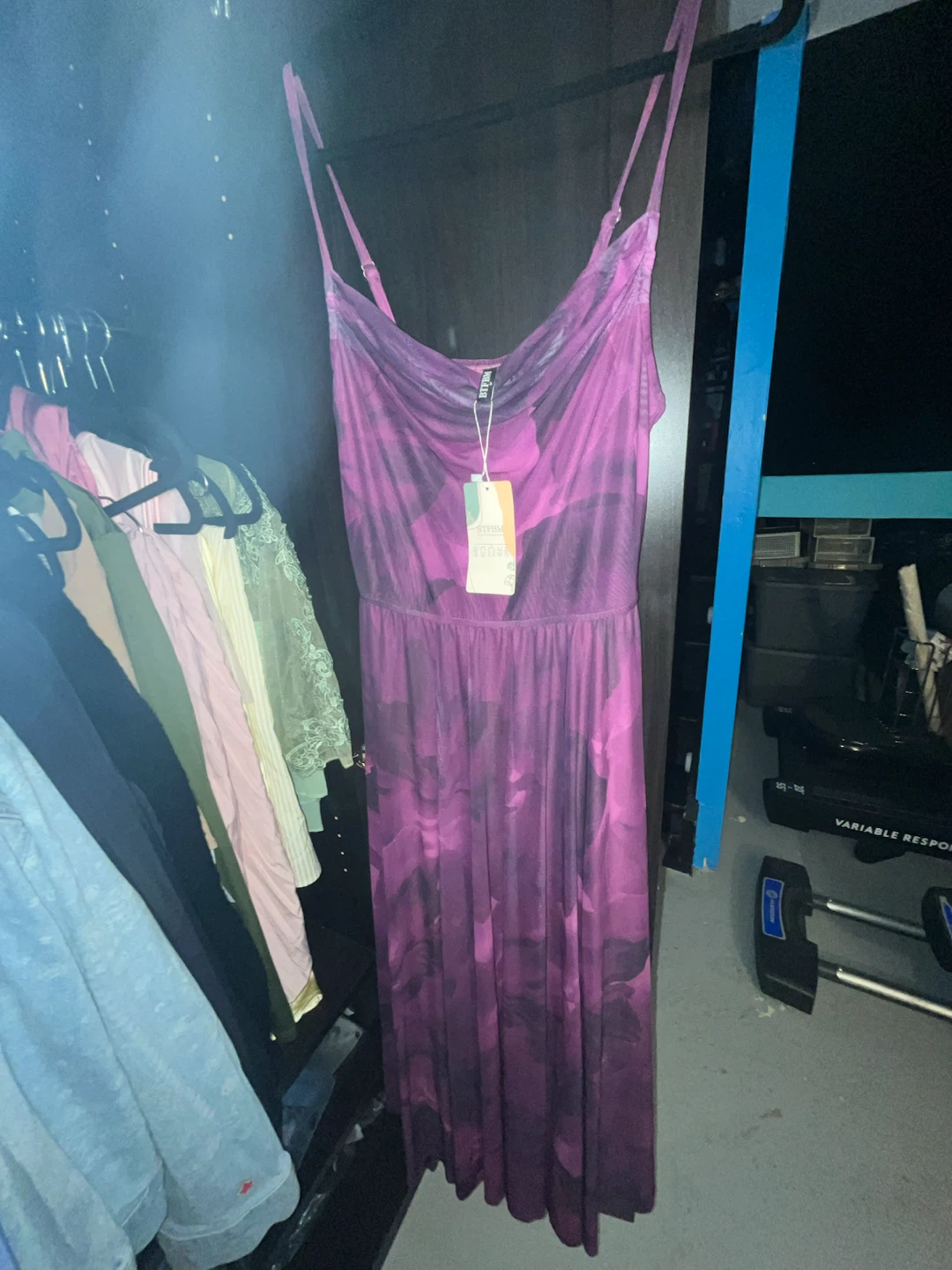 BTFBM Purple Camo Maxi Dress - photo 4