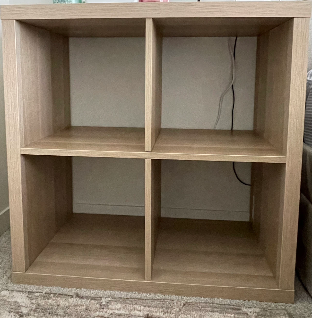 IKEA KALLAX Shelf Unit - White Stained Oak Effect