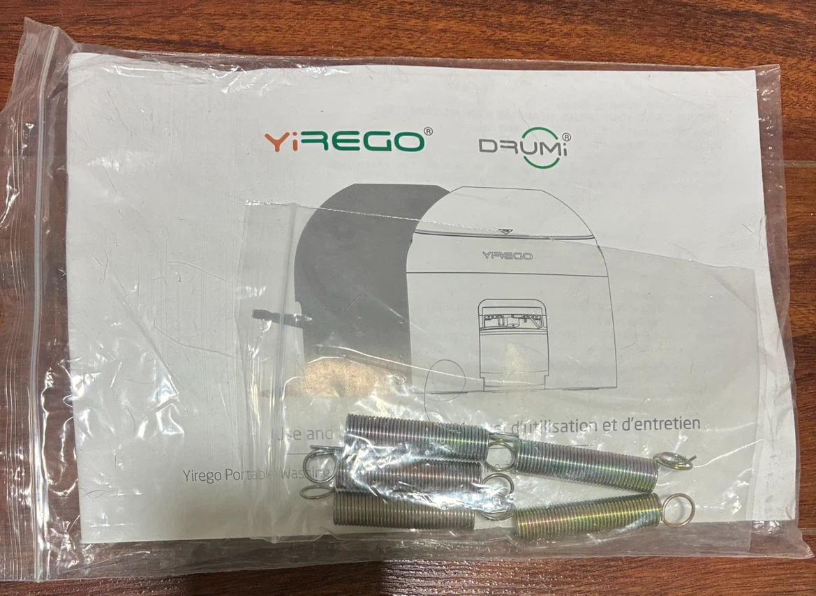 Yirego Portable Clothes manual washing machine - photo 3