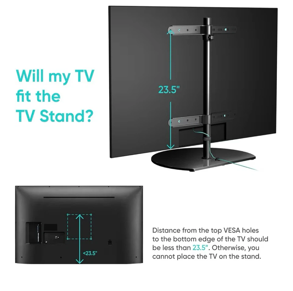 ONN Universal Swivel TV Stand Base - photo 4