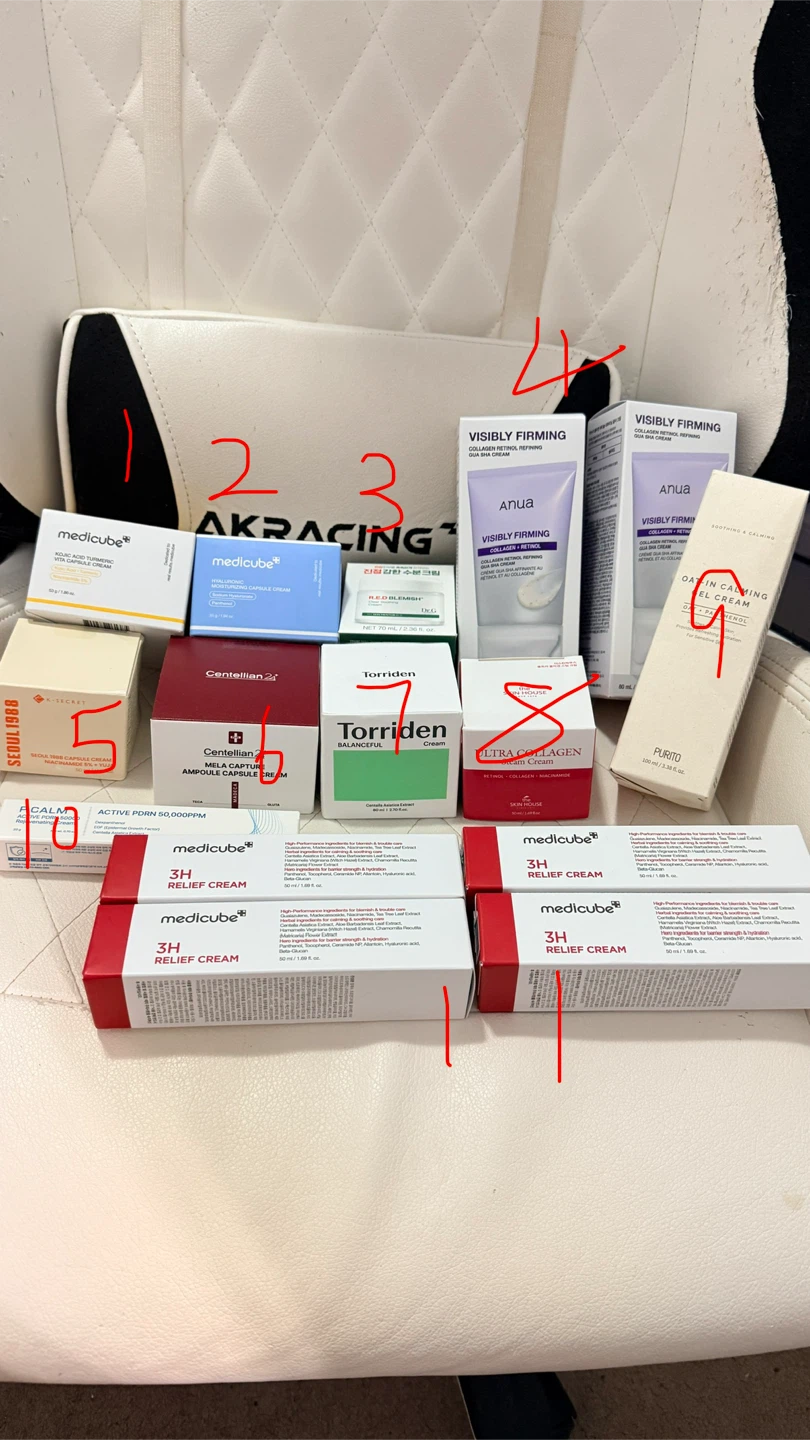 Kbeauty moisturizers 50% off original price all new