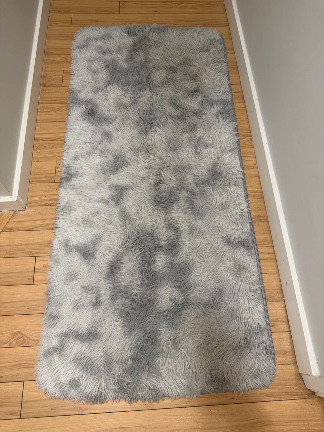 Grey Shaggy Area Rug - photo 2
