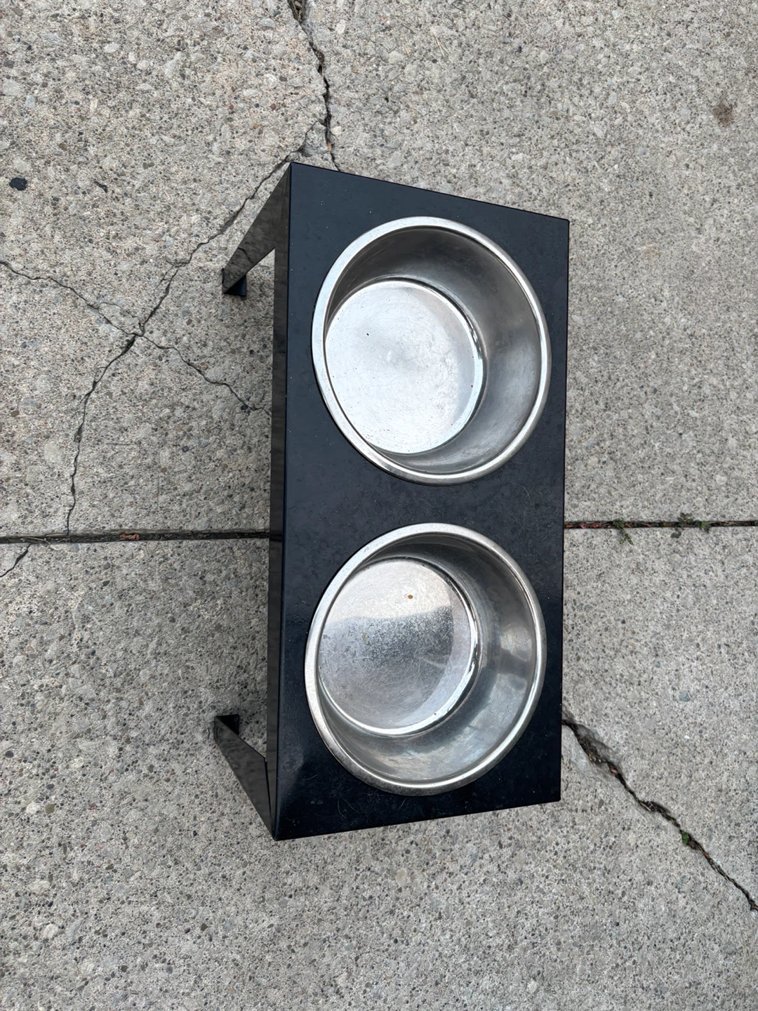 Raised Double Dog Bowl Stand