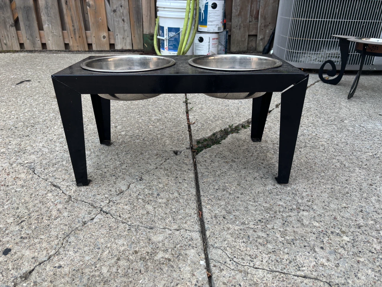 Raised Double Dog Bowl Stand - photo 2