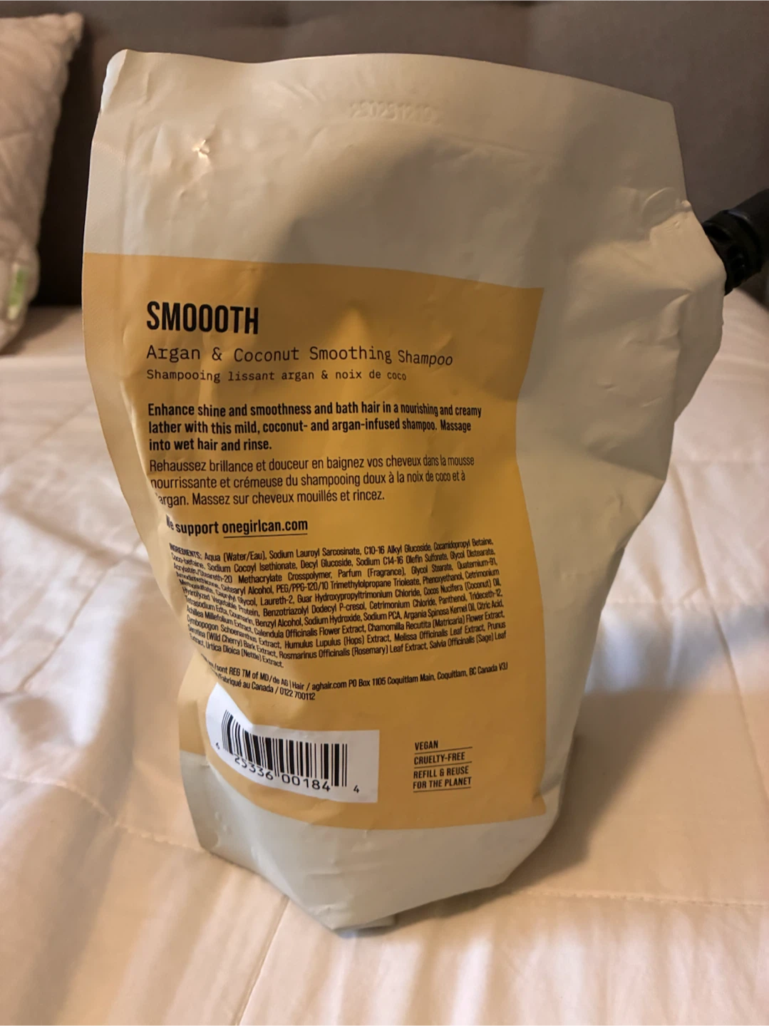 AG Care SMOOTH Argan & Coconut Smoothing Shampoo Refill - photo 2