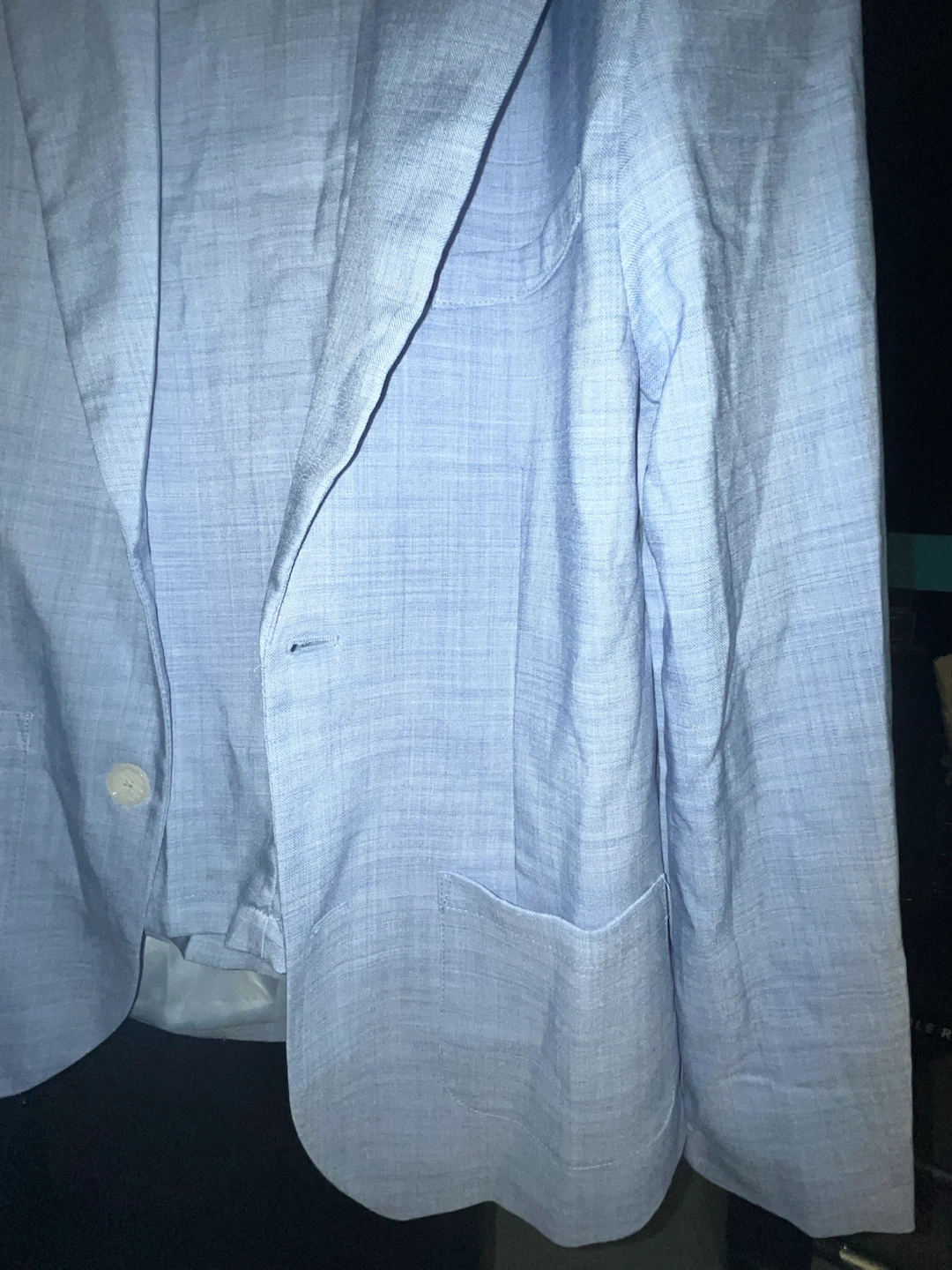 Redlich & Becker Light Blue Linen Blazer - photo 4