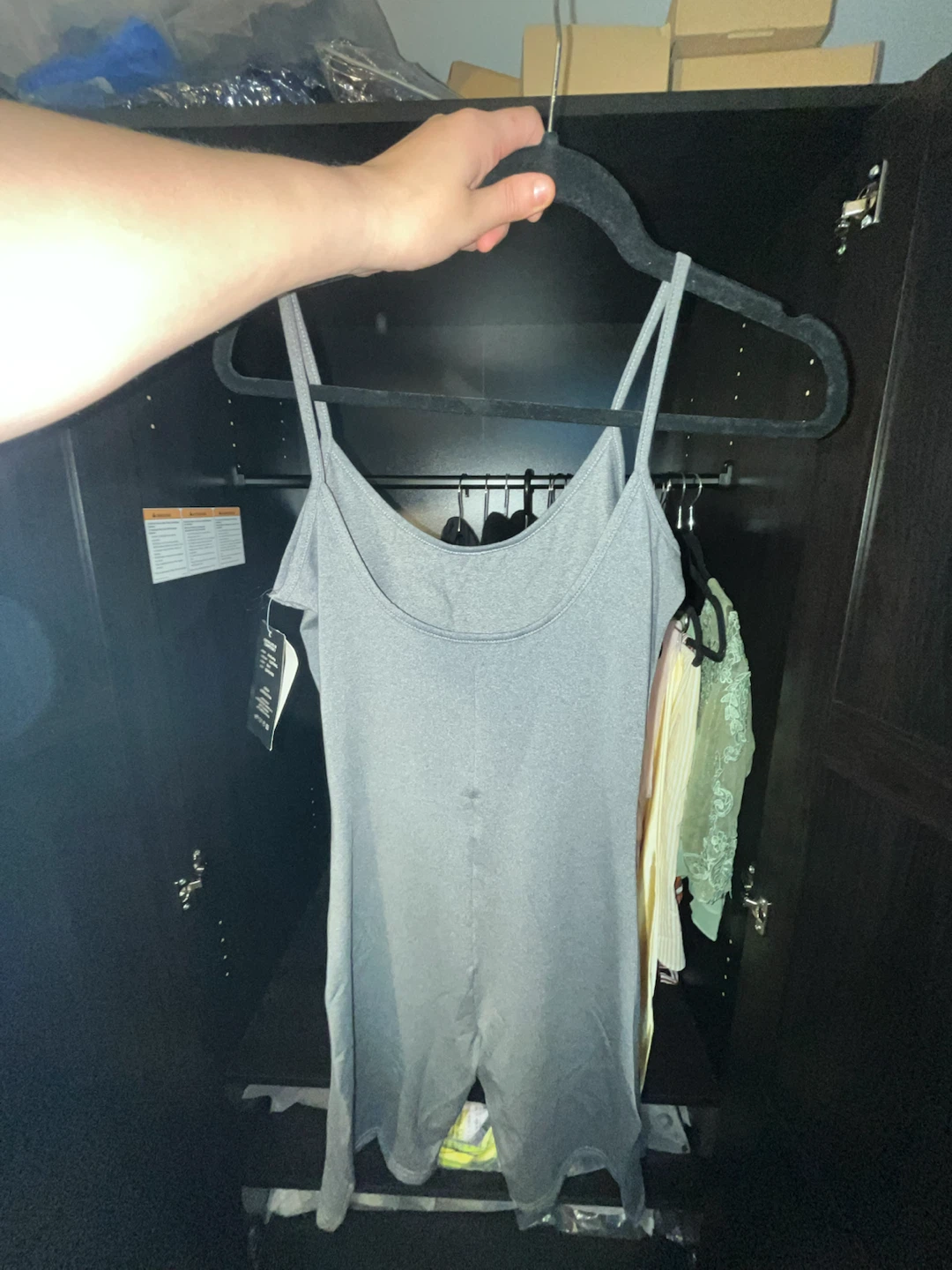 Grey Bodysuit size small
