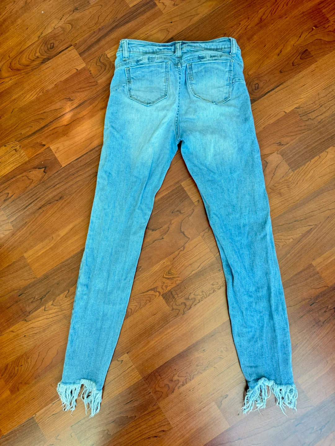 Forever 21 Light Wash Distressed Skinny Jeans - photo 2