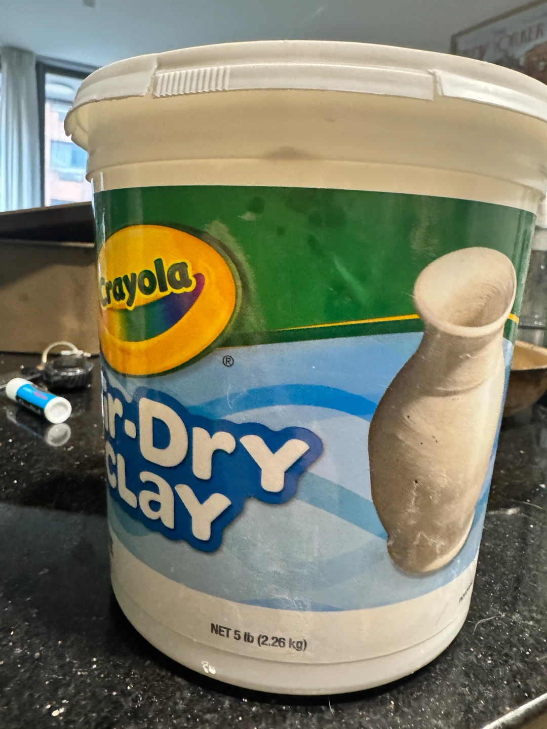 Crayola Air-Dry Clay - half full