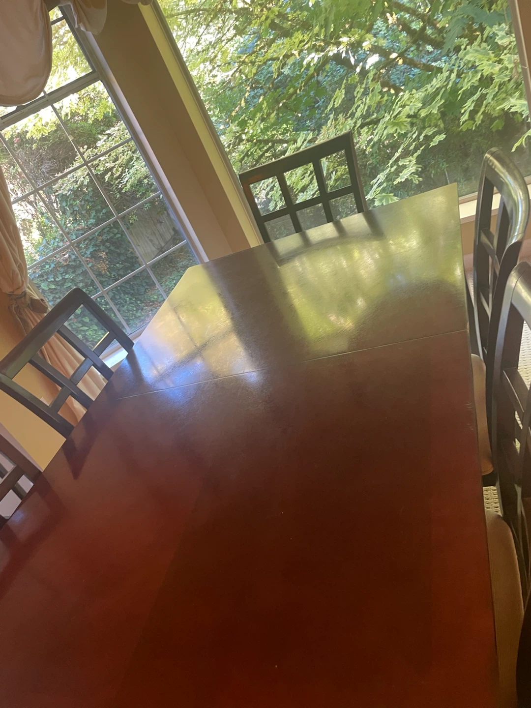 Wooden Dining Table and Chairs Set