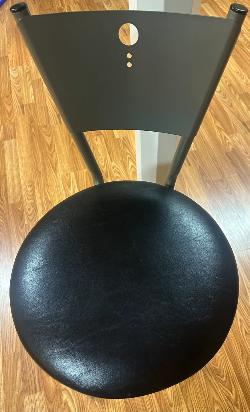Set of 2 Black Bar Stools - photo 3