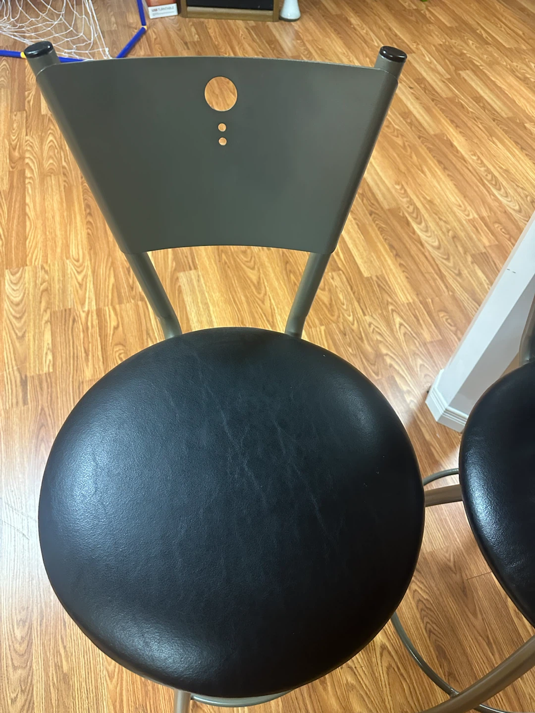 Set of 2 Black Bar Stools - photo 2