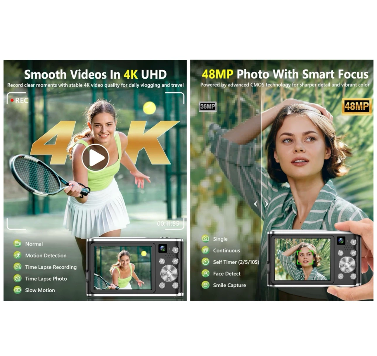 Brand new 2026 Upgraded 4K Digital Camera - photo 3