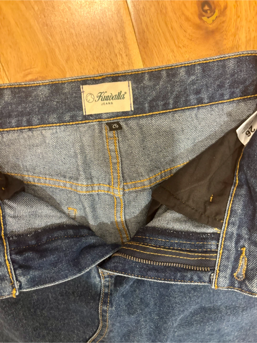 Kuwalla & Co. Denim Midi Skirt - Size 26 - photo 2
