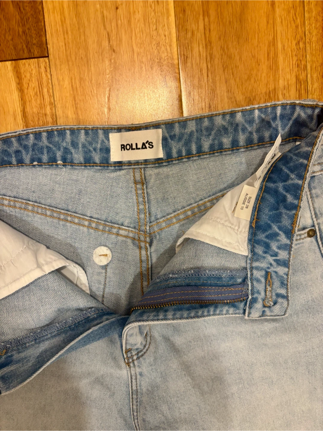 Rolla's Light Wash Denim Jeans - photo 2