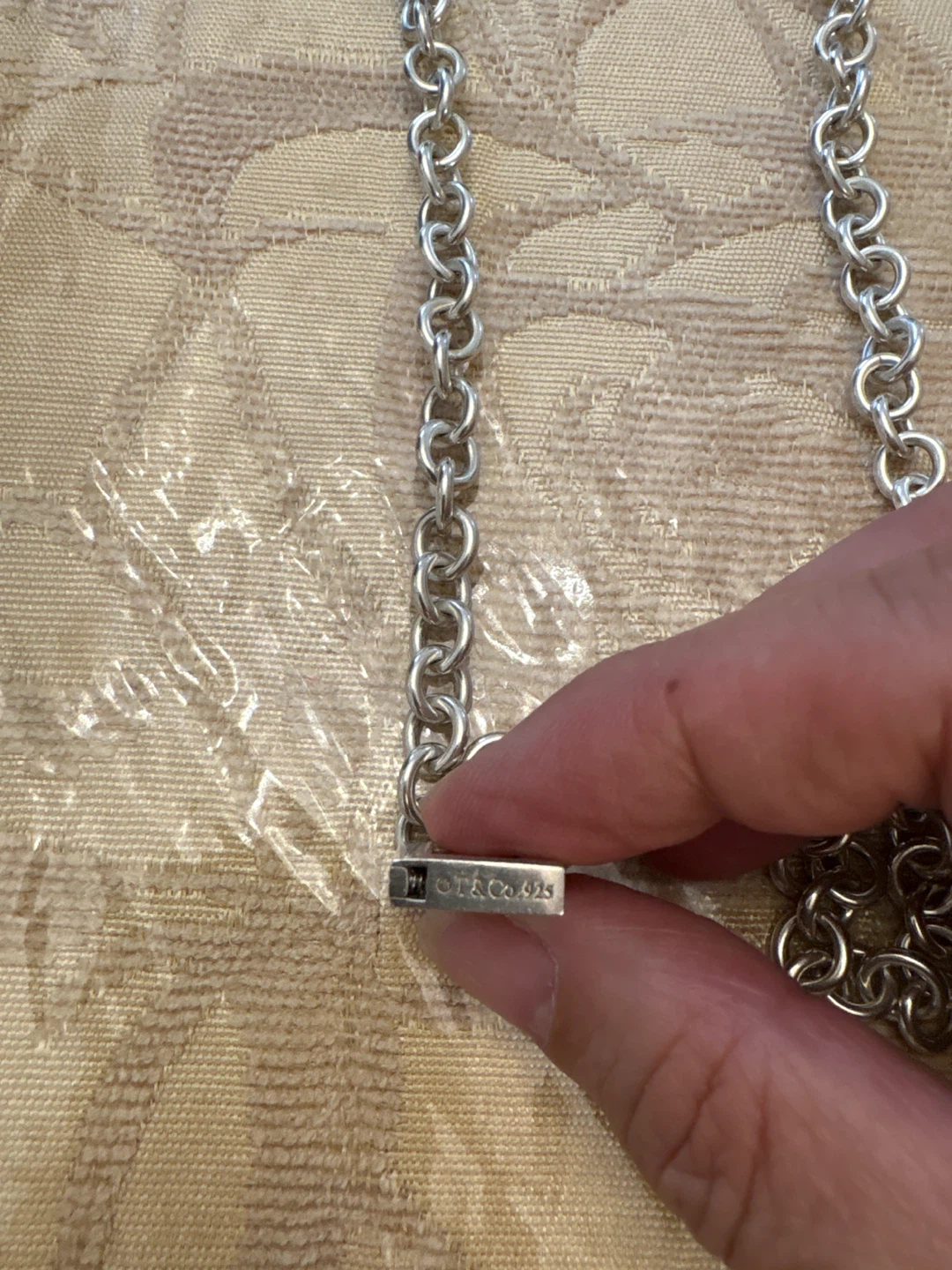 Tiffany & Co. Sterling Silver Lock Charm Necklace - photo 4