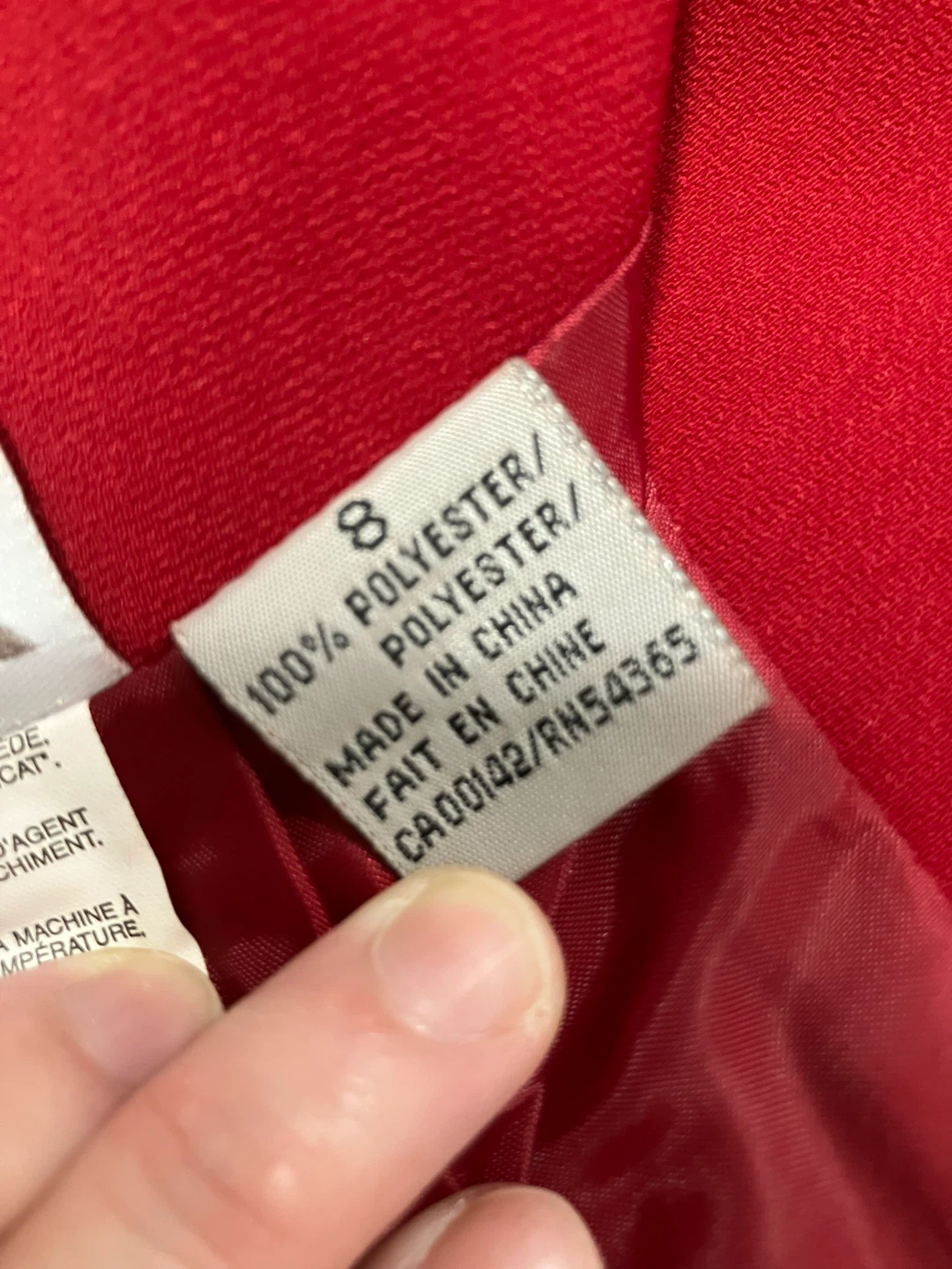 Red skirt dress clothes sale - photo 4