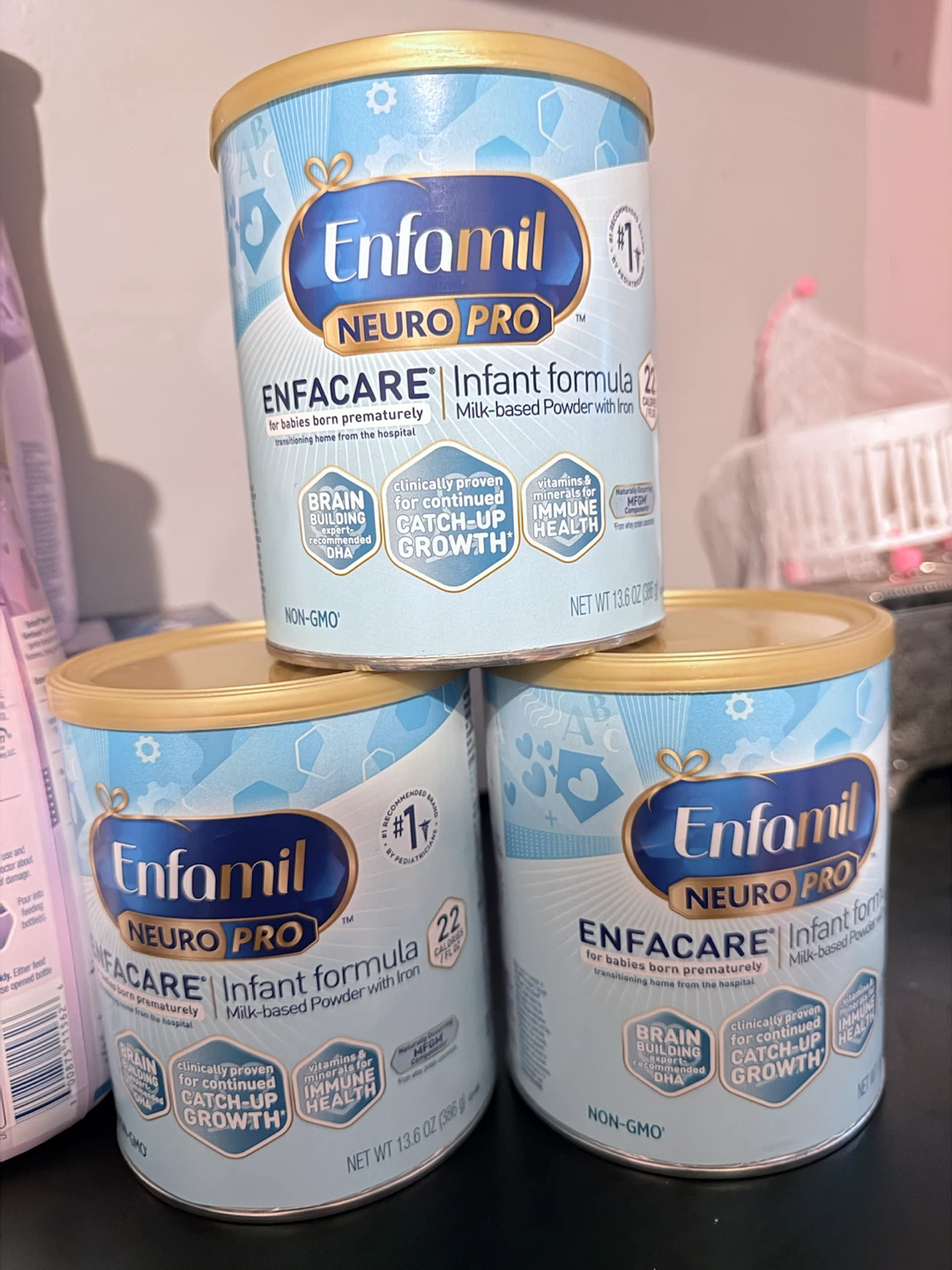 Enfamil NeuroPro Enfacare Infant Formula - 13.6 oz cans (3 pack)