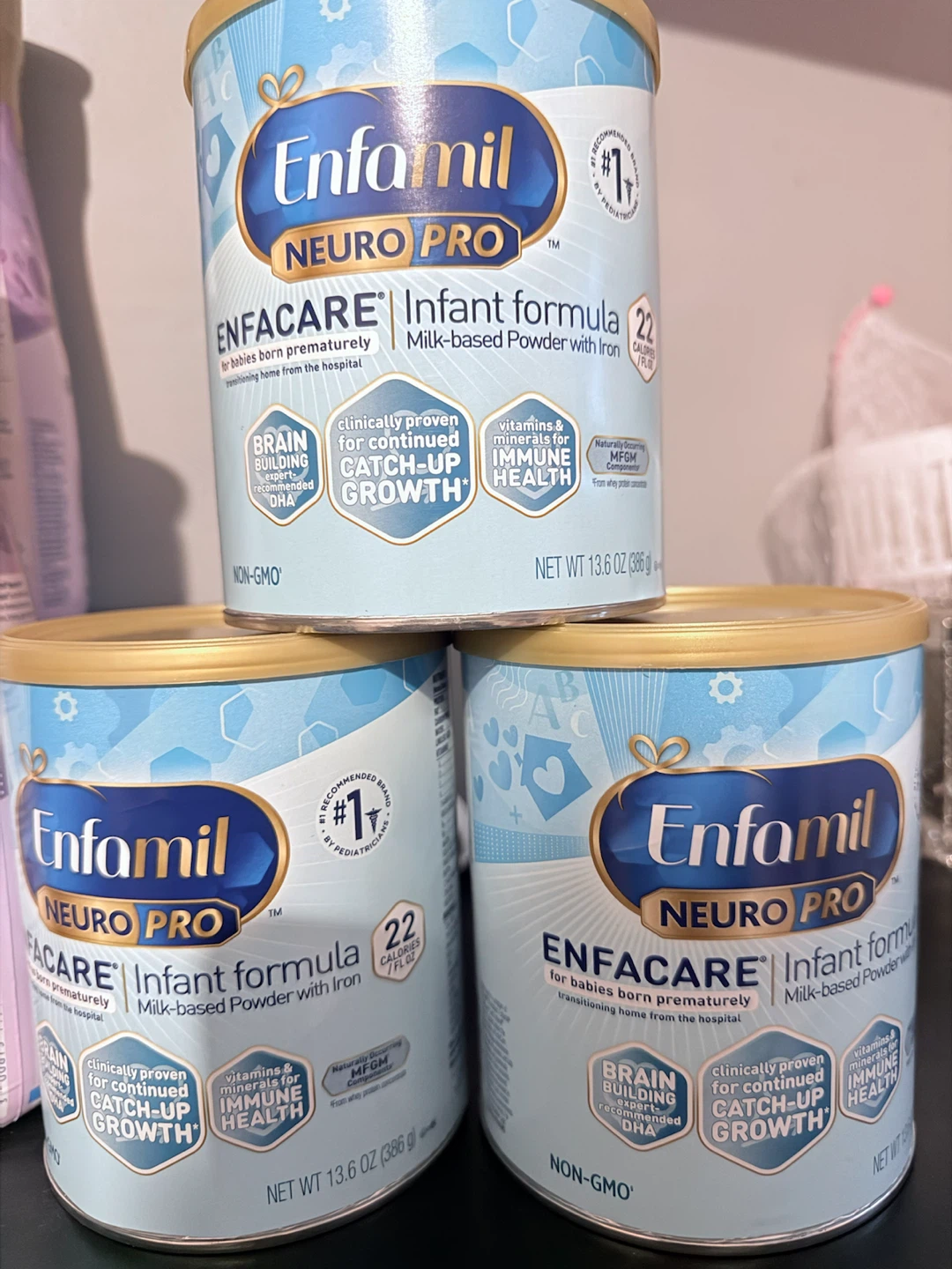 Enfamil NeuroPro Enfacare Infant Formula - 13.6 oz cans (3 pack) - photo 3