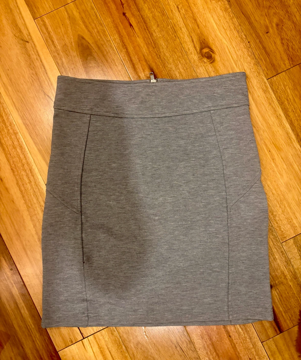 Grey Pencil Skirt