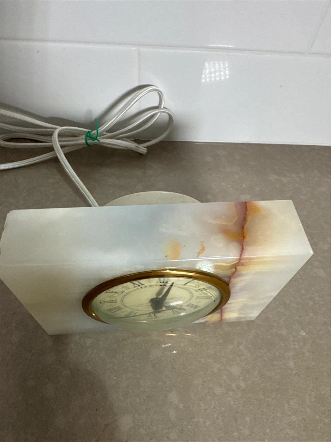 General Electric Onyx Mantle Clock - photo 2
