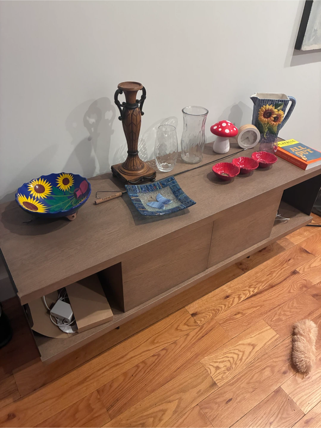 Modern Wooden Media Console - photo 2