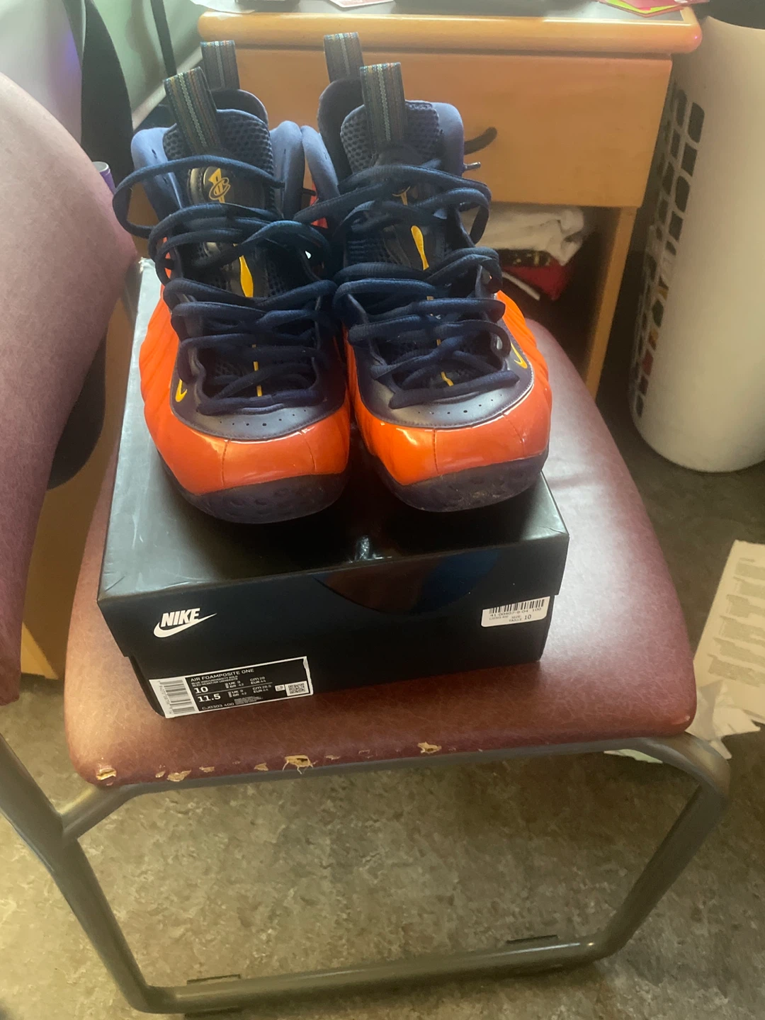 Nike Air Foamposite One "Blue/Orange" Sneakers