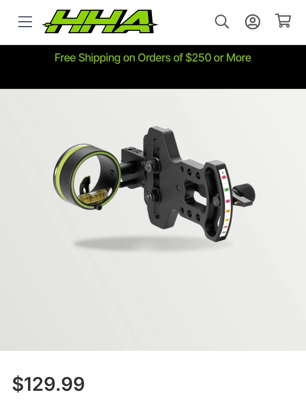 HHA Sports Optimizer Lite Bow Sight – Micro-Adjustable - photo 3