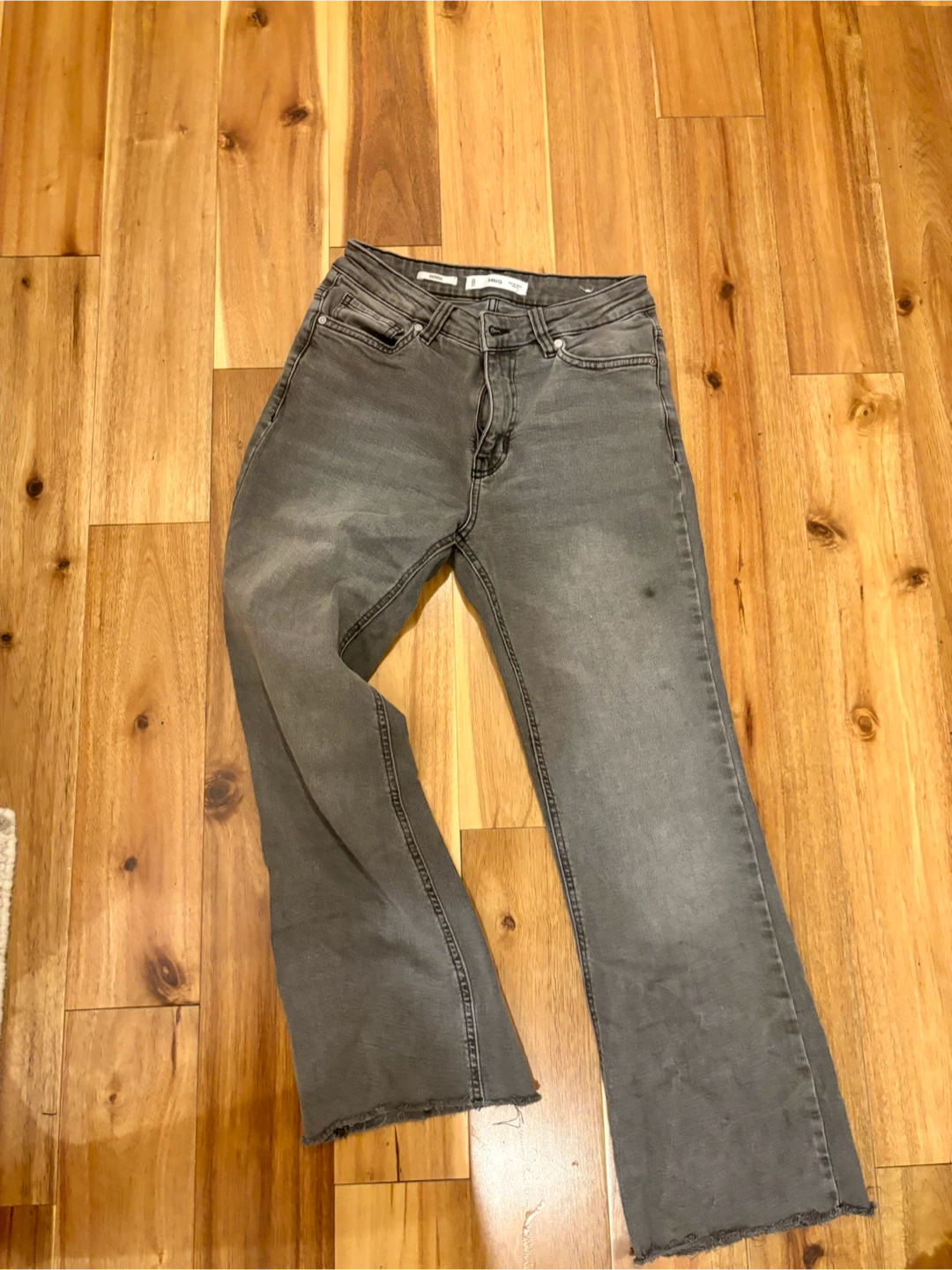 Mango Grey Flare Jeans
