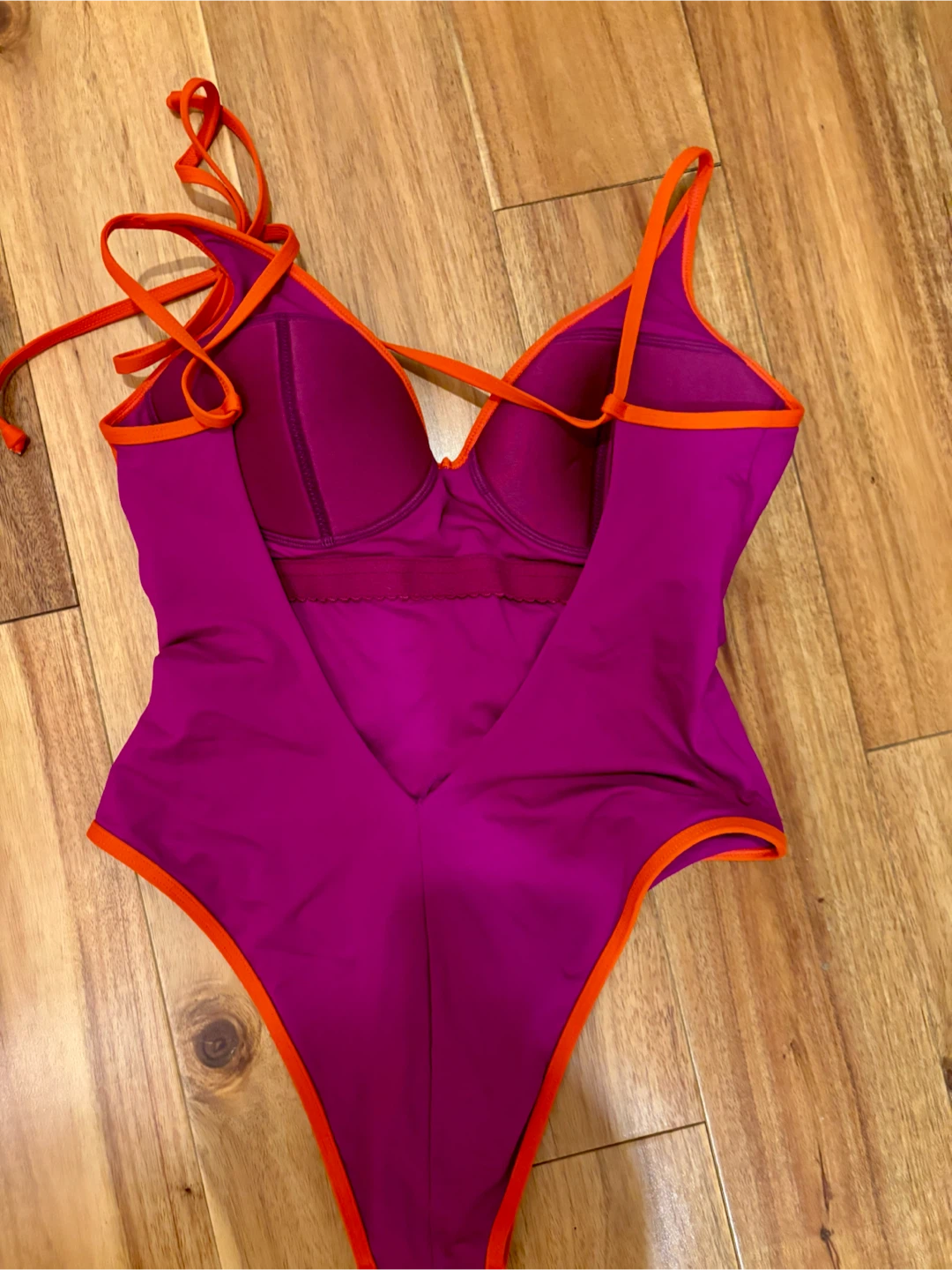 Two-Tone One-Piece Swimsuit - photo 2
