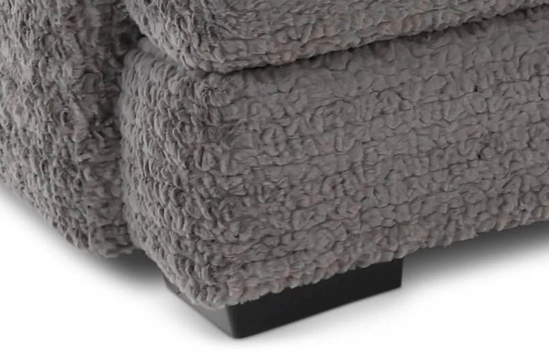 New 2 Piece Ultra Plush Soft Chaise Sectional - Gray - photo 4