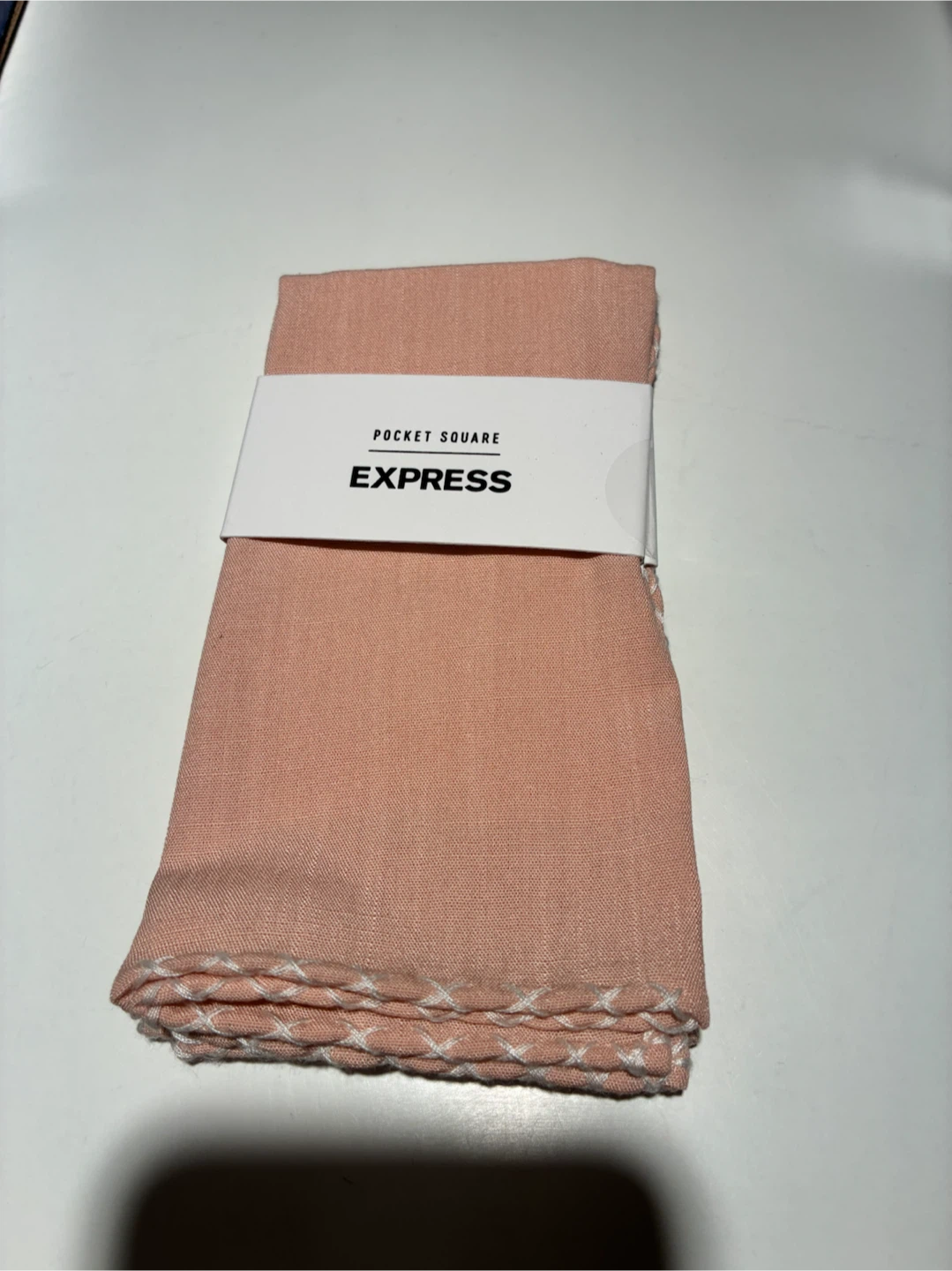 Express Pink Pocket Square