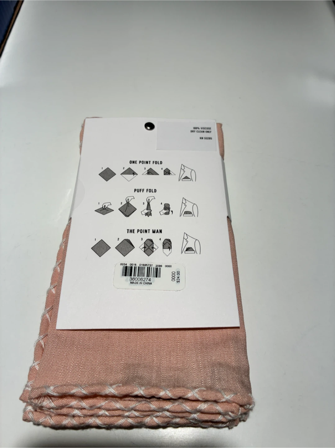 Express Pink Pocket Square - photo 2