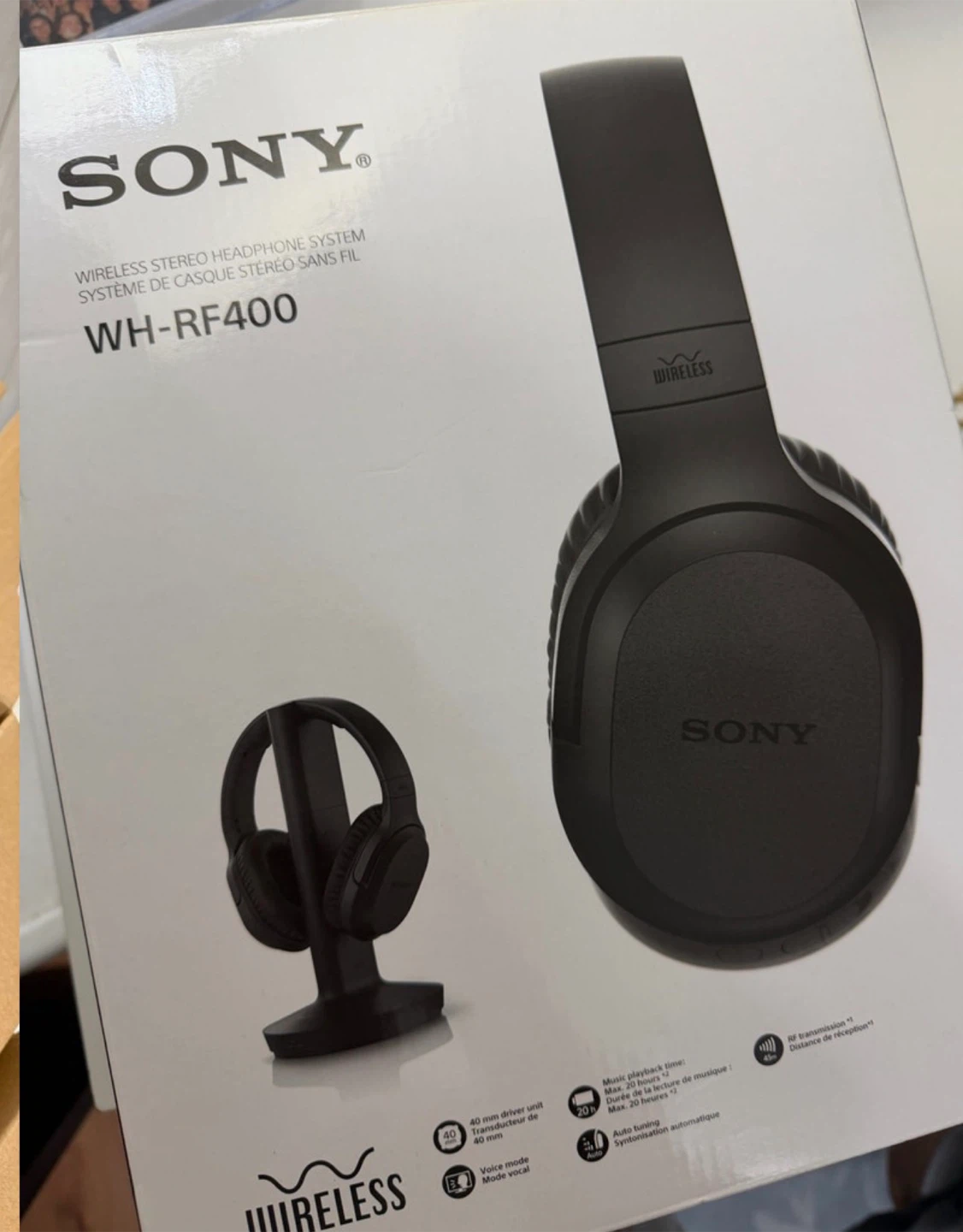 Sony WH-RF400 Wireless Stereo Headphone System - photo 2