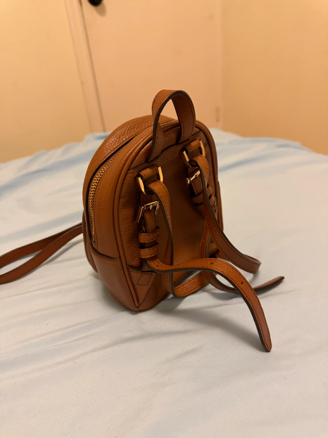 Michael Kors Brown Leather Mini Backpack - photo 2