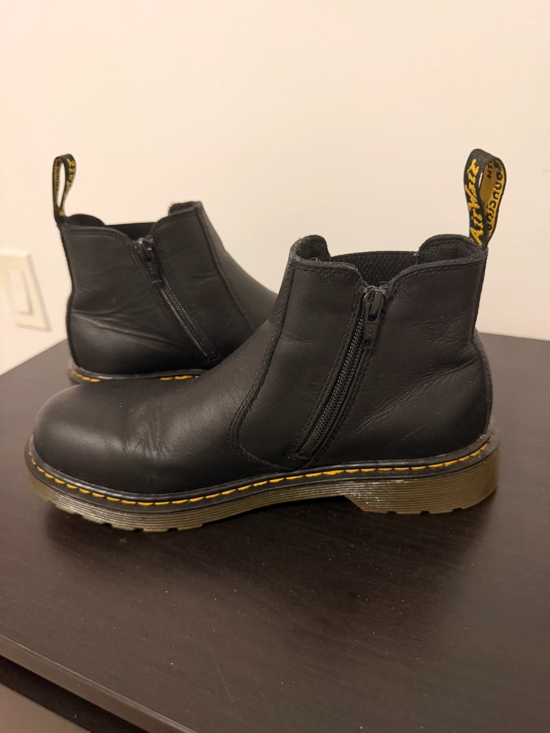Dr. Martens Black Leather Chelsea Boots