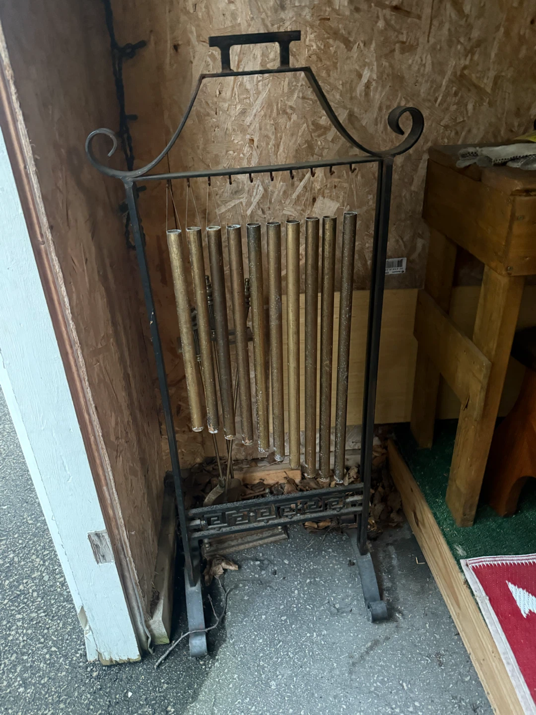 Tall Chimes with Metal Frame