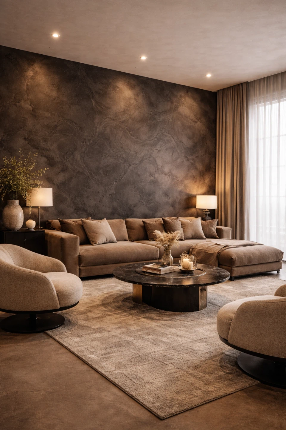 Luxury Venetian Plaster Wall Finishes – Edmonton & Calgary - photo 2