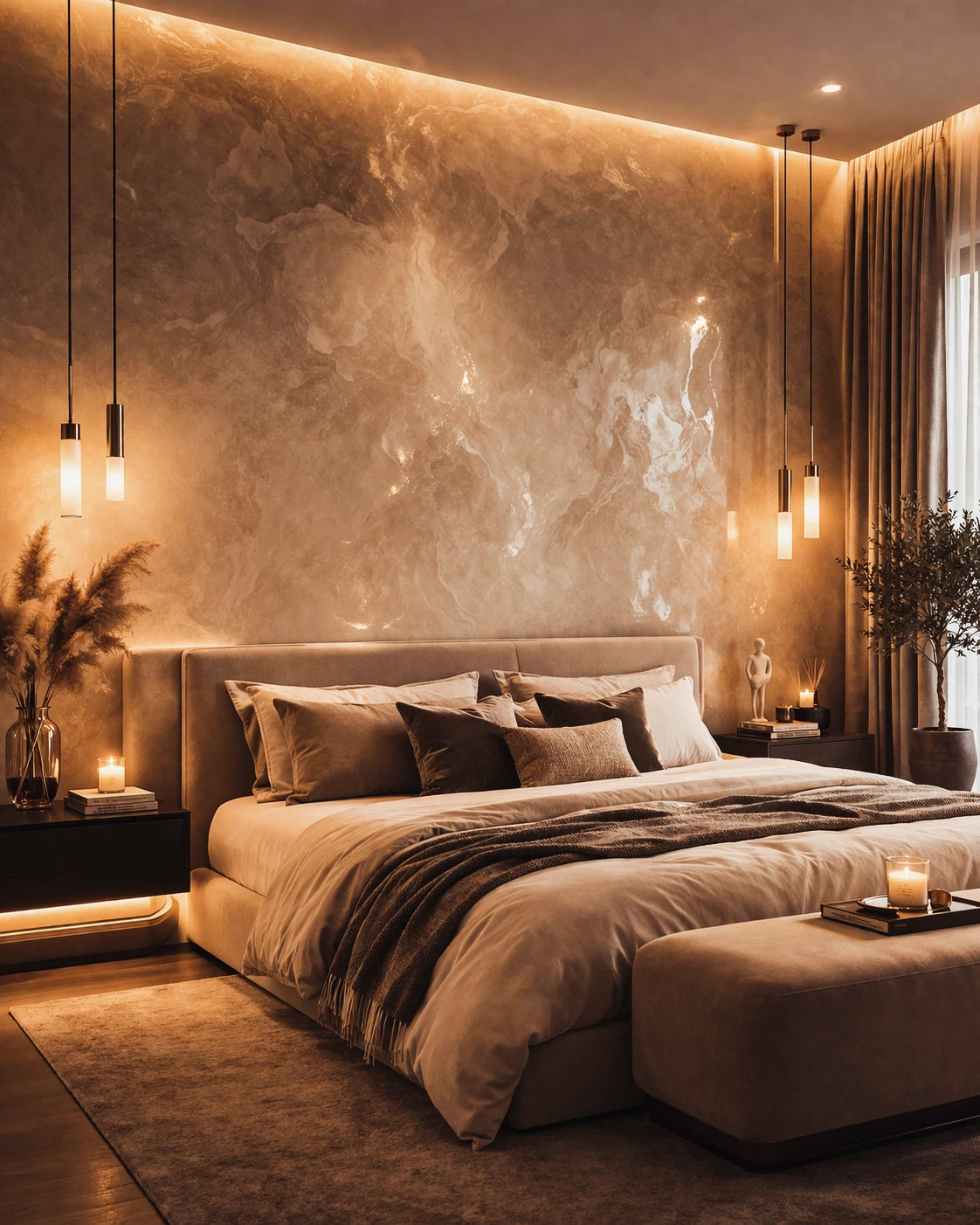 Luxury Venetian Plaster Wall Finishes – Edmonton & Calgary - photo 3