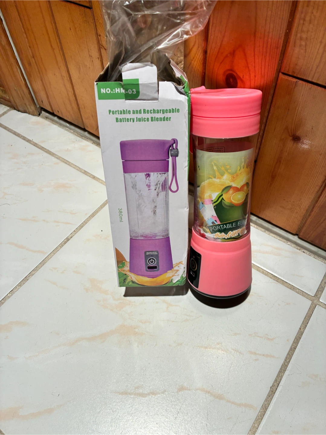 Portable Rechargeable Battery Juice Blender