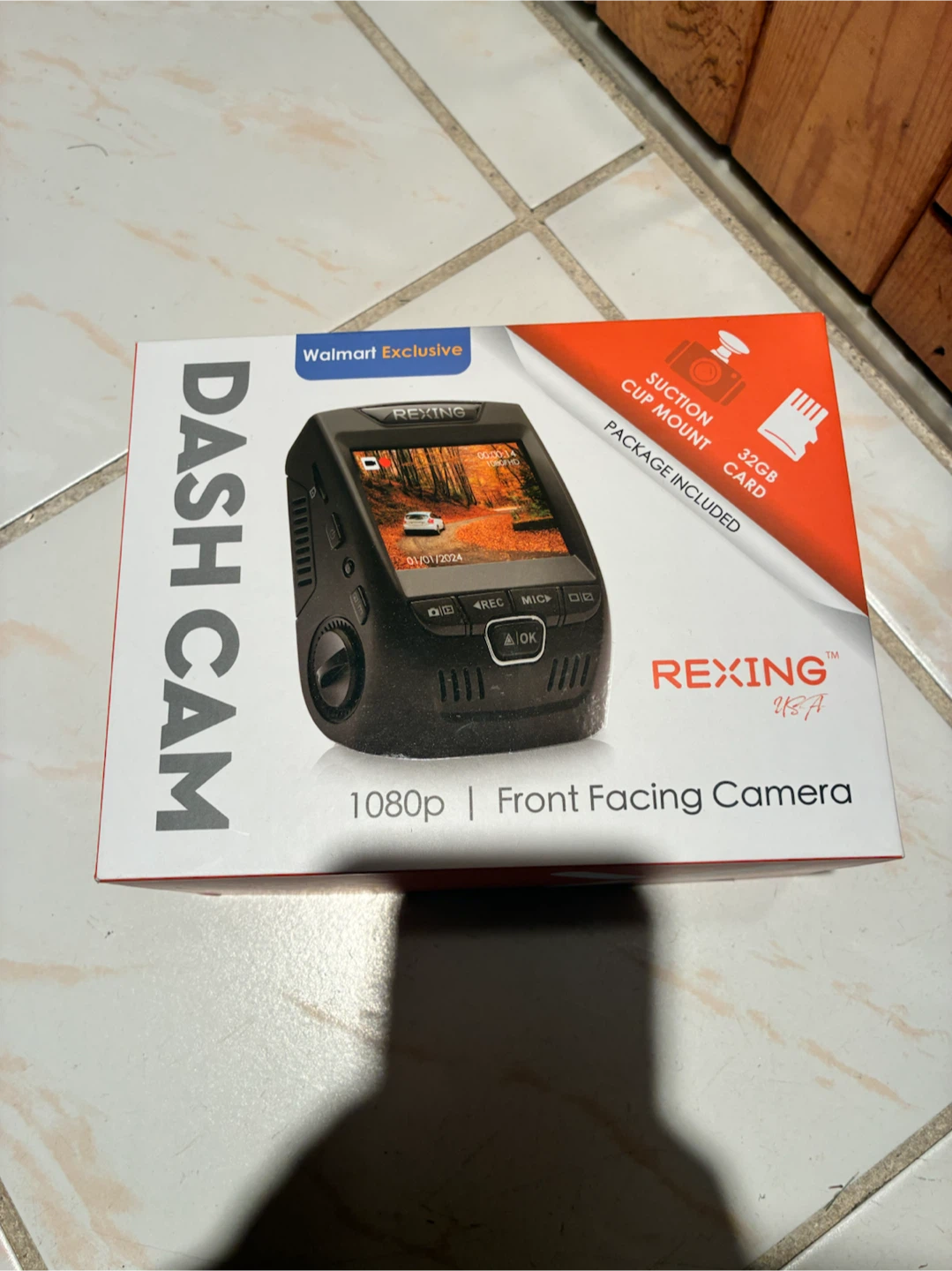 Rexing USA Dash Cam - 1080p Front Facing Camera