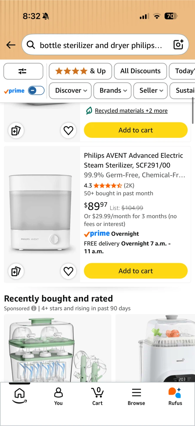 Philips Avent Steam Sterilizer Set & microwave steamer - photo 3