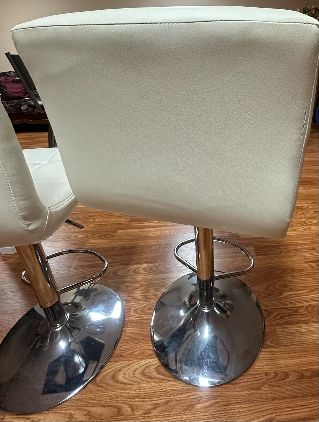 White Bar Stools - Set of 2 - photo 3
