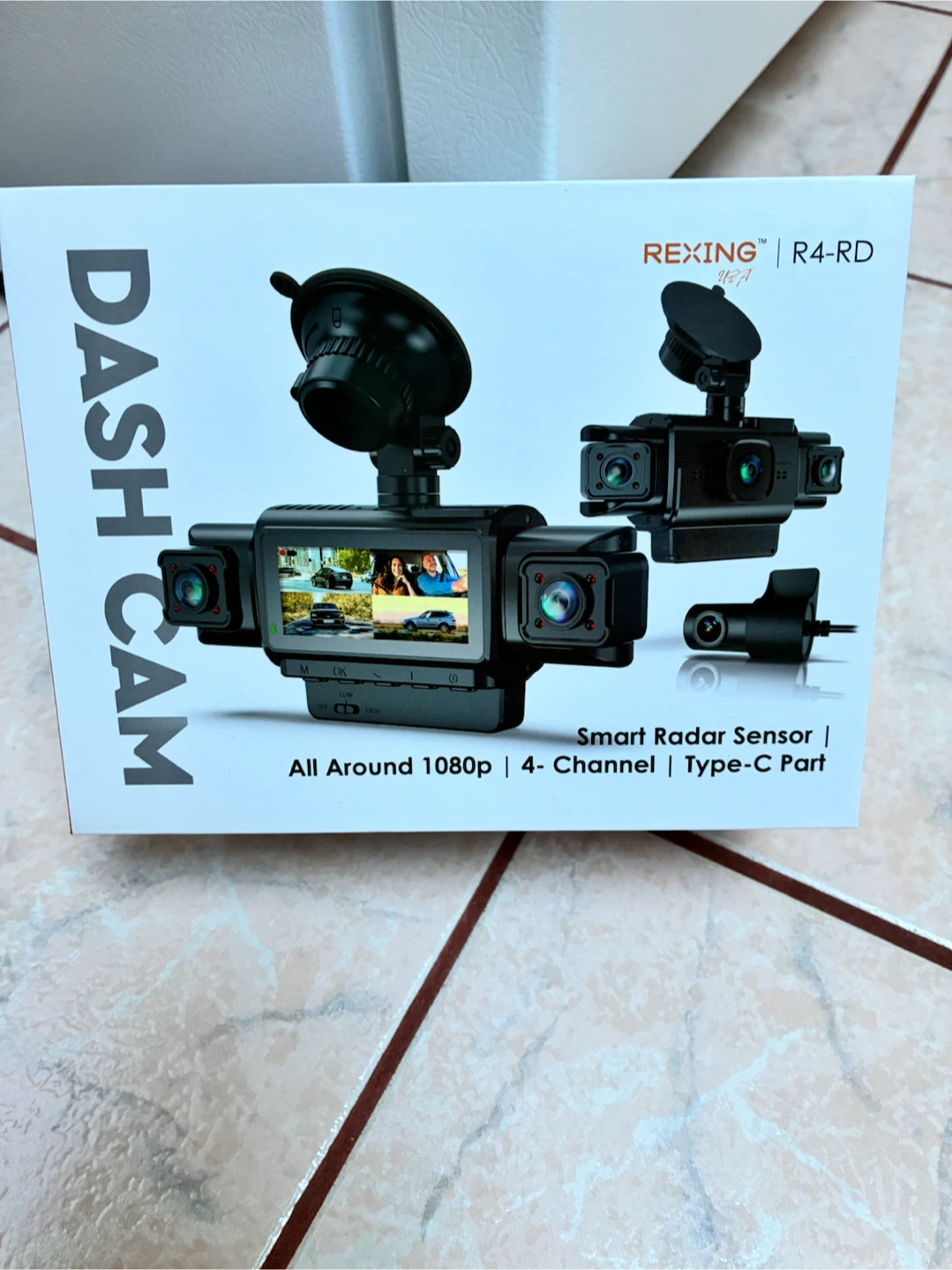 Rexing R4-RD Dash Cam with Smart Radar Sensor