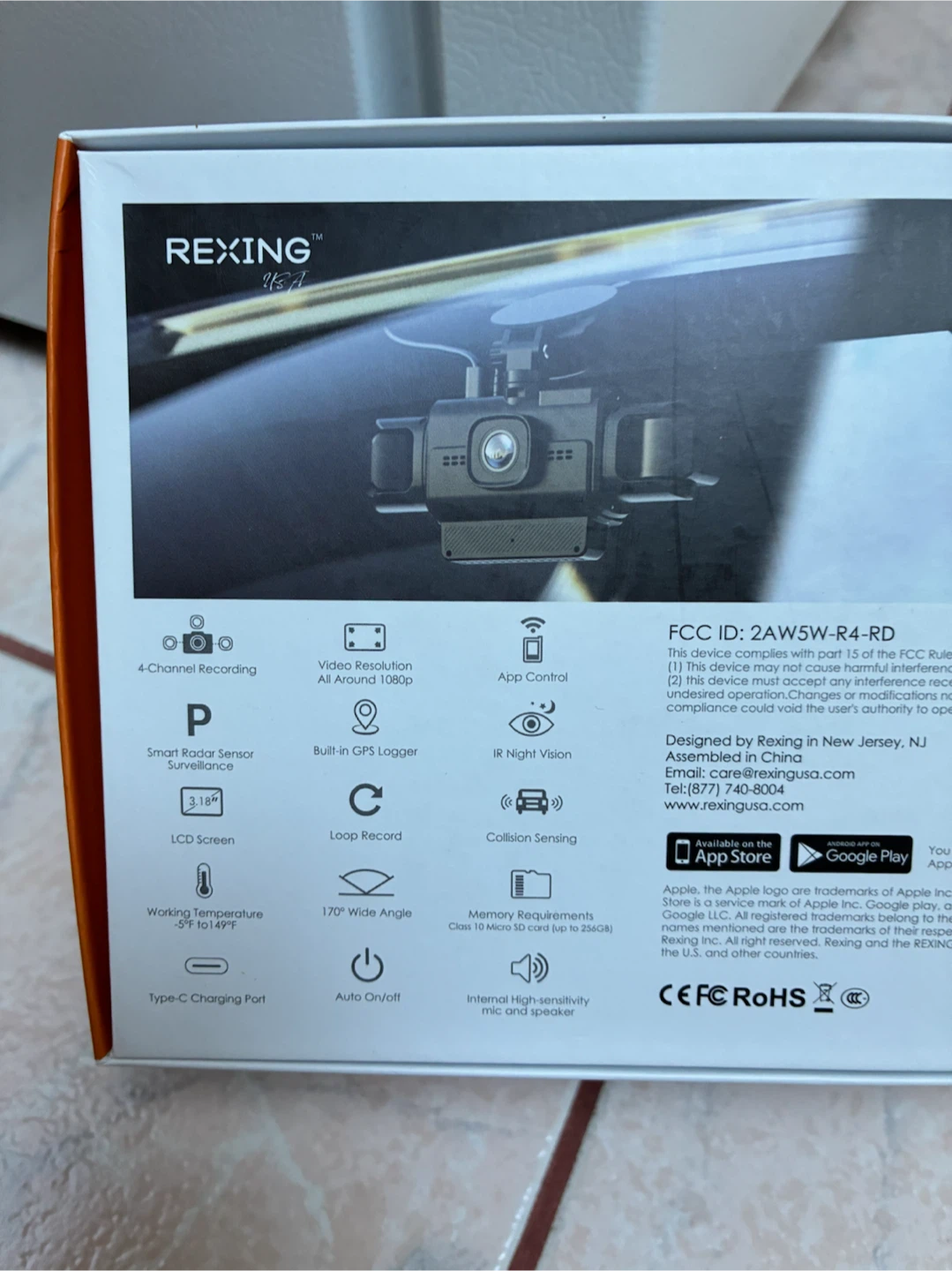 Rexing R4-RD Dash Cam with Smart Radar Sensor - photo 2