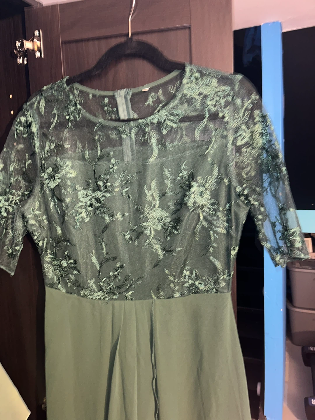 Women's Green Lace Dress Size S