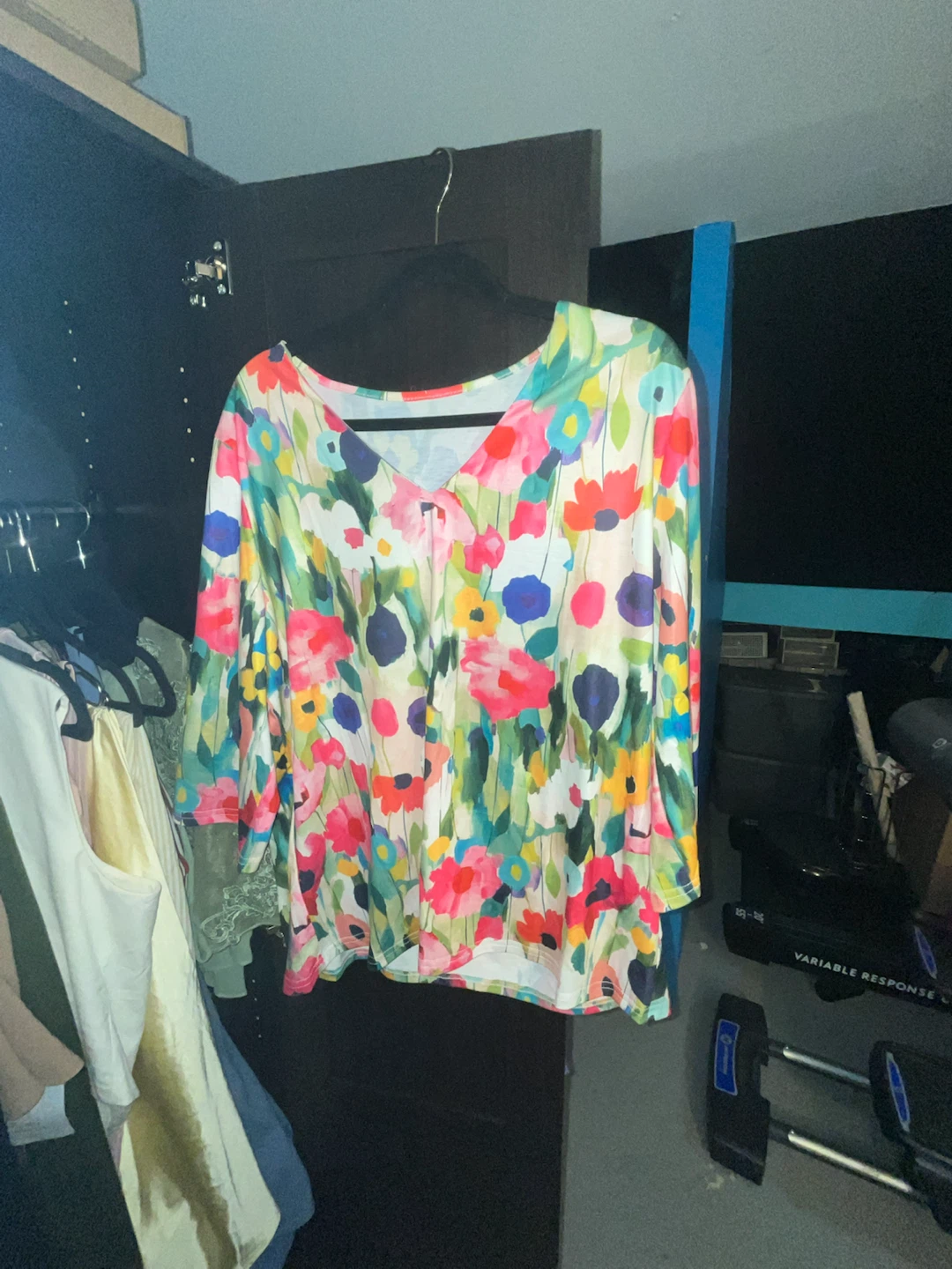 Women's Floral Print Long Sleeve Top