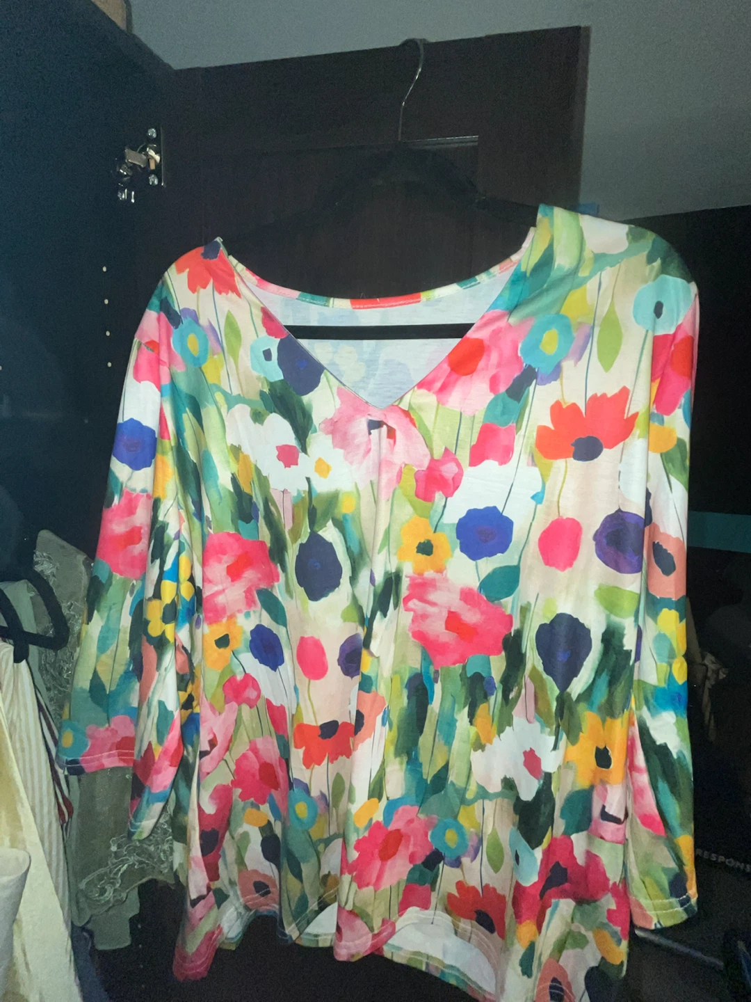 Women's Floral Print Long Sleeve Top - photo 2