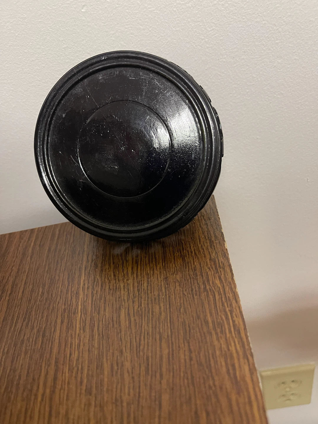 New black wooden vase or artwork base - photo 2