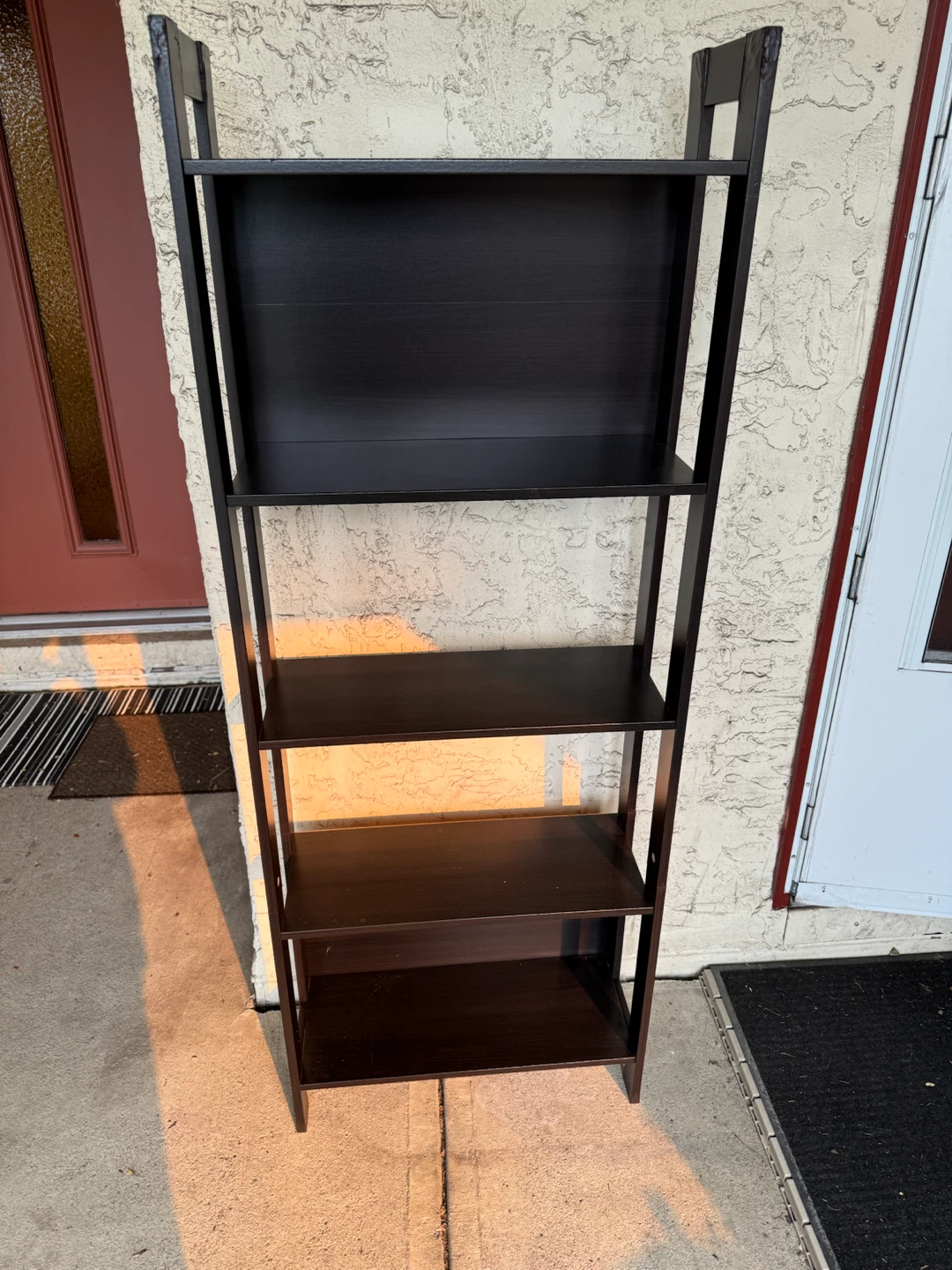 LAIVA Bookcase, black-brown, 165×62×24 cm(24 3/8×65")